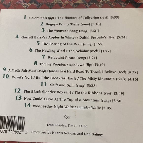 Two CDs. Henris notions Gaelic Americana blend. Healing cd. Calming music - Picture 5 of 5